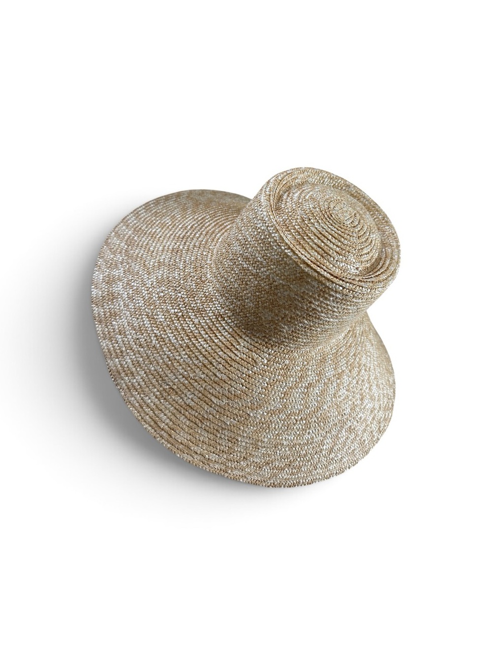 Woven Straw Wide-Brim Sun Hat - Natural
